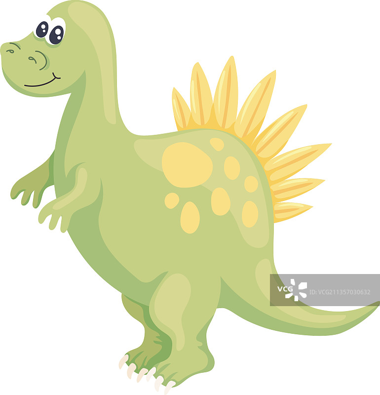 可爱的棘龙角色图片素材