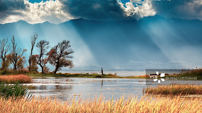 洱海苍山图片素材