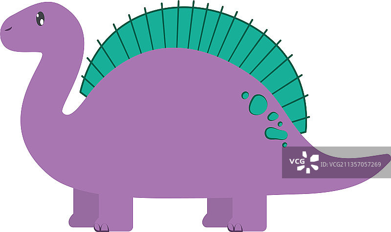 可爱的棘龙恐龙图片素材