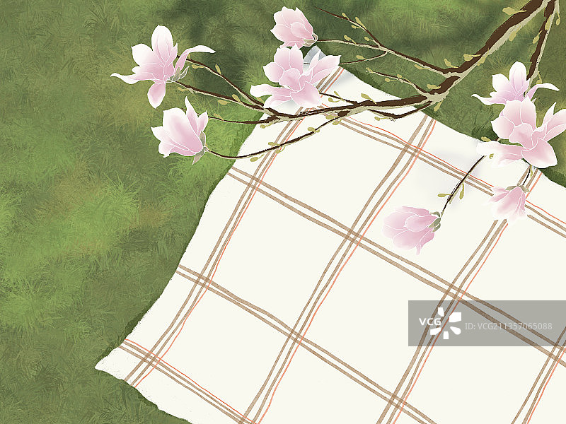 野餐背景图片素材