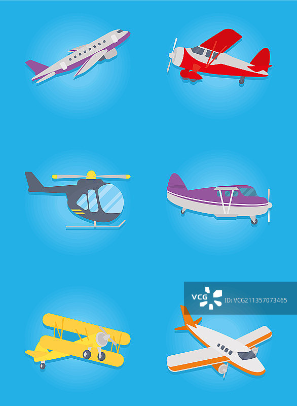 飞机图标合集图片素材