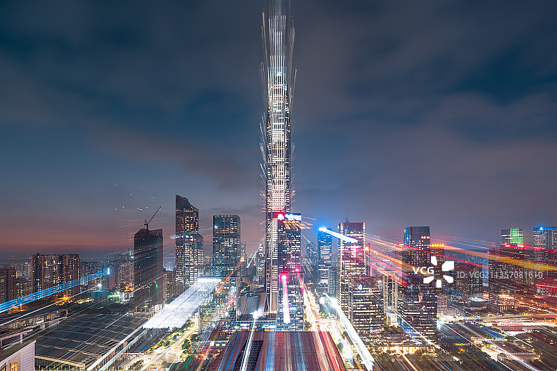 深圳天际线图片素材