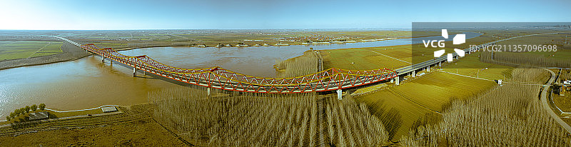 济南黄河大桥图片素材