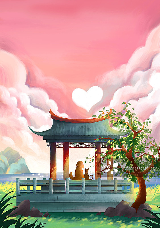 猫和狗图片素材