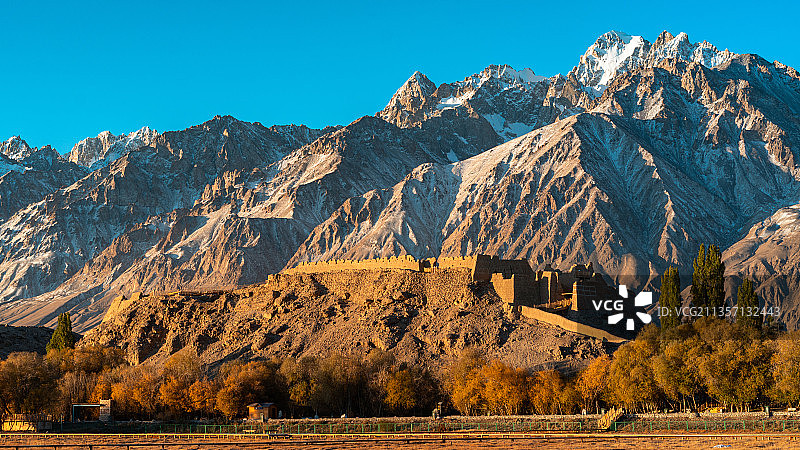 塔县石头城遗址图片素材