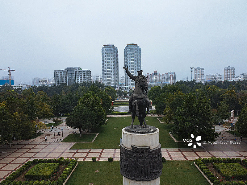 保定市 莲池区 东风东路 军校街 保定军校广场 五四东路图片素材