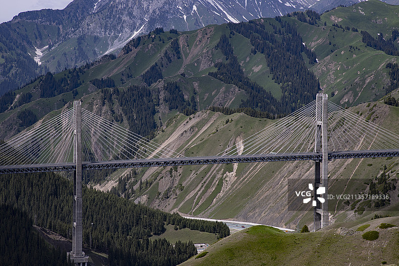 果子沟大桥图片素材