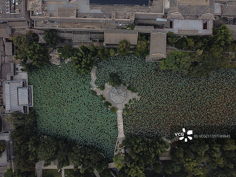 保定市 莲池区 裕华西路 莲池南大街 古莲花池 直隶总督署图片素材