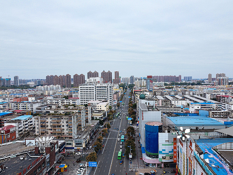 漯河市  召陵区 人民西路 交通南路 千盛百货 中汇大厦图片素材
