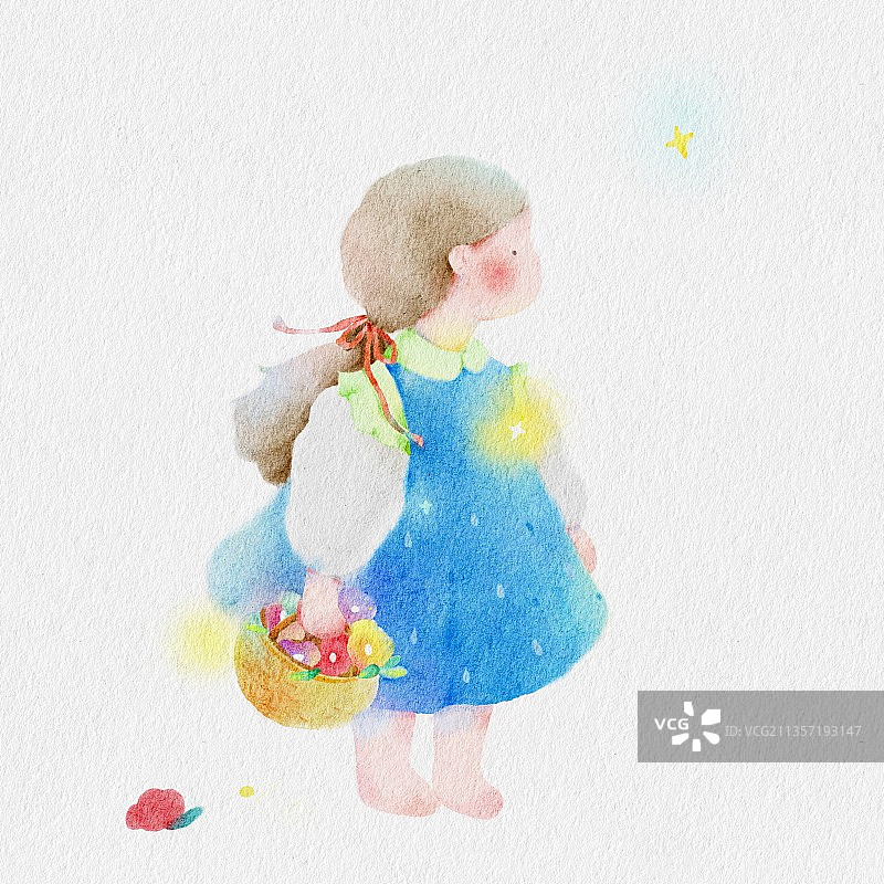 小女孩系列图片素材