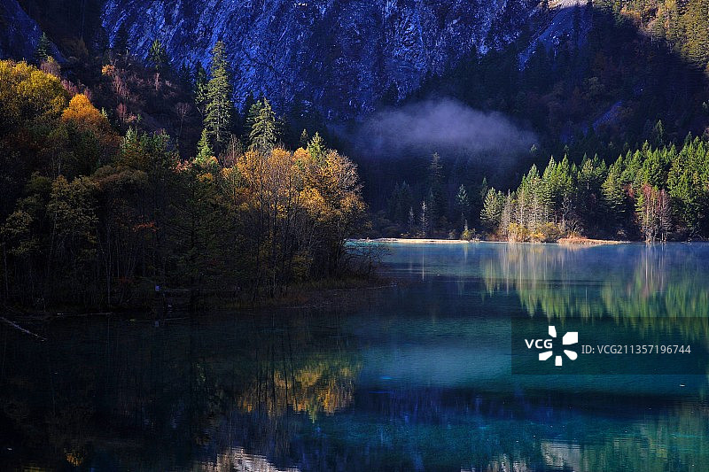 五花海的秋天图片素材