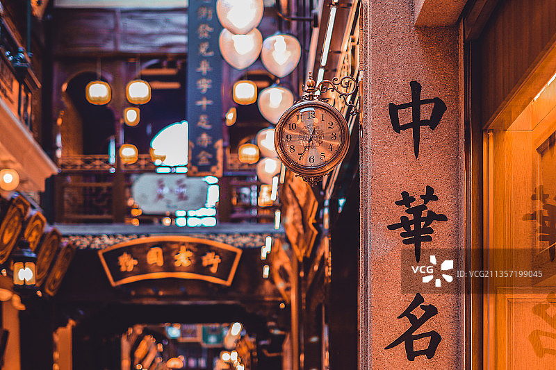 豫园老街图片素材