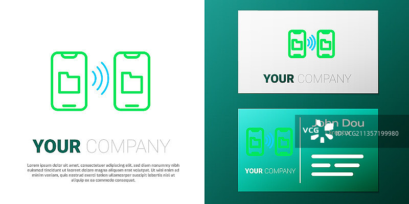 线条云技术数据传输与存储图片素材