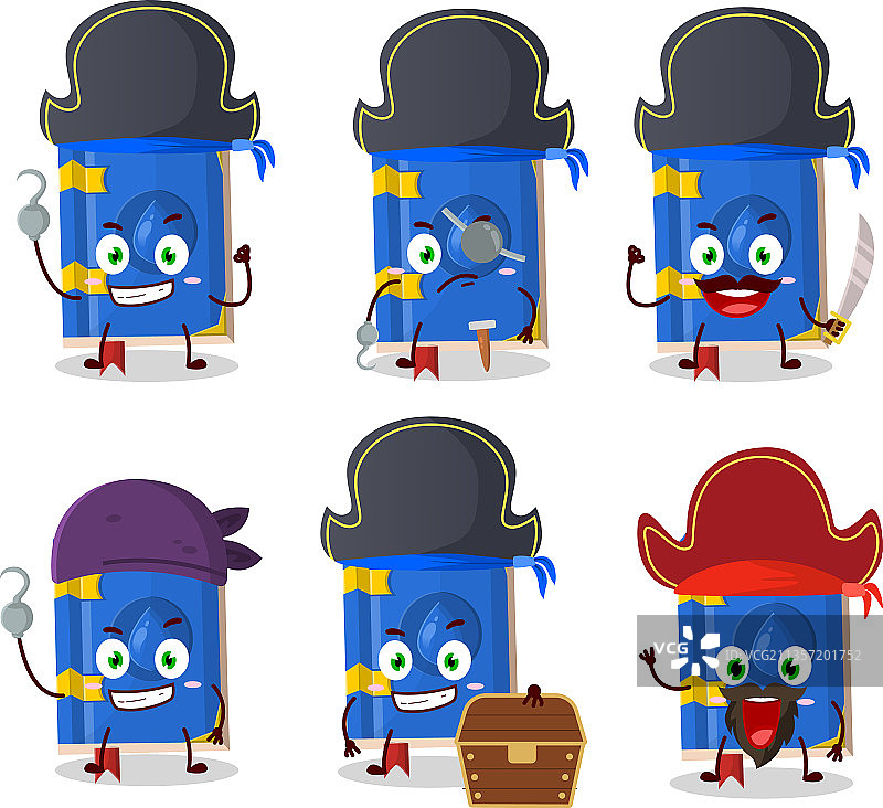 卡通魔法水书角色图片素材