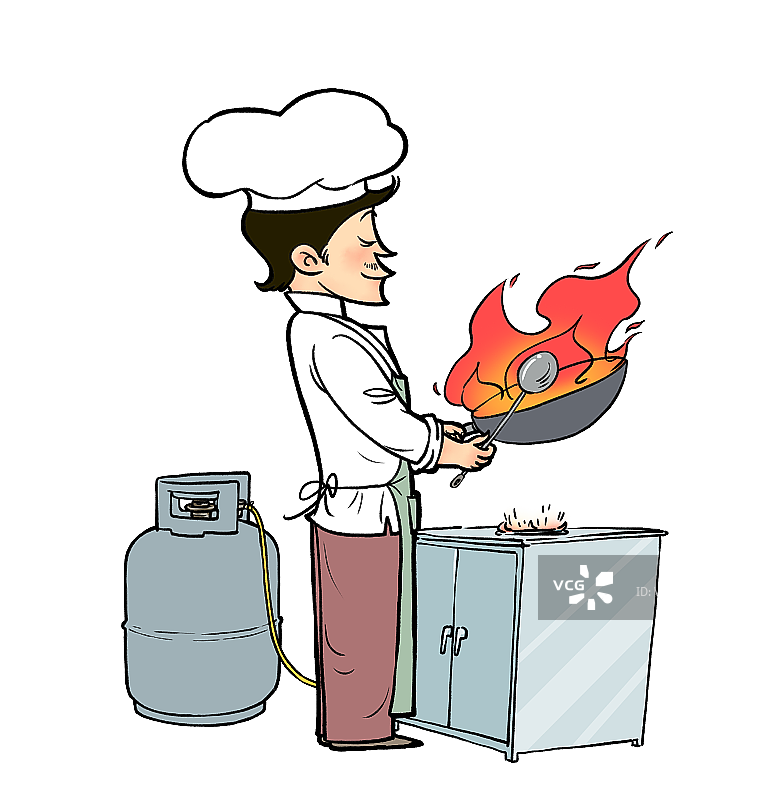 厨师人物元素图片素材