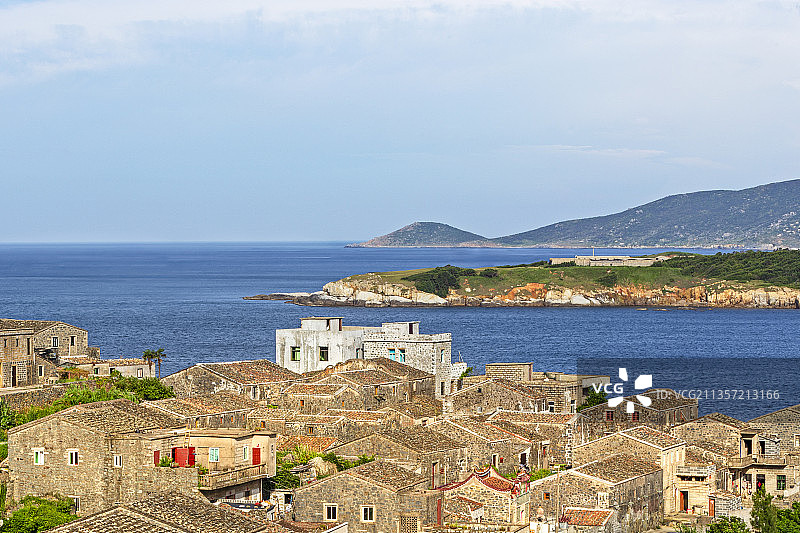 海边石头房图片素材