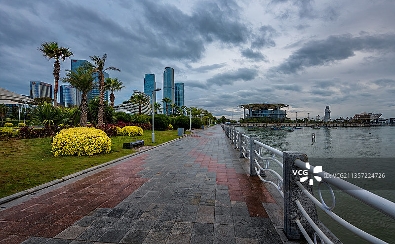 福建厦门环岛路风光图片素材