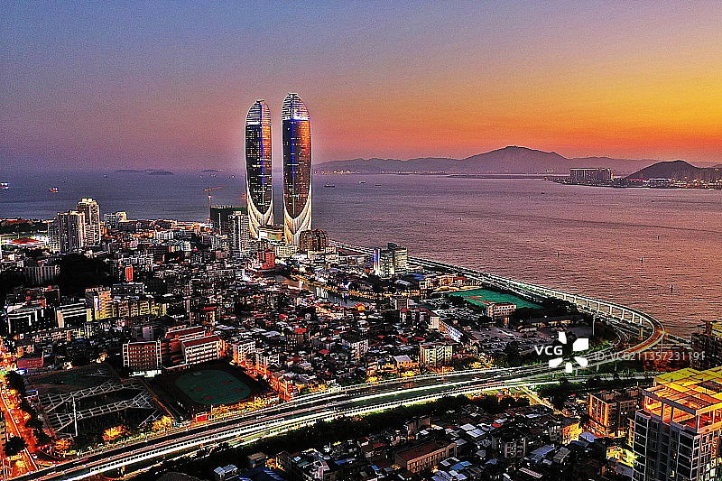 厦门岛海滨鼓浪屿图片素材