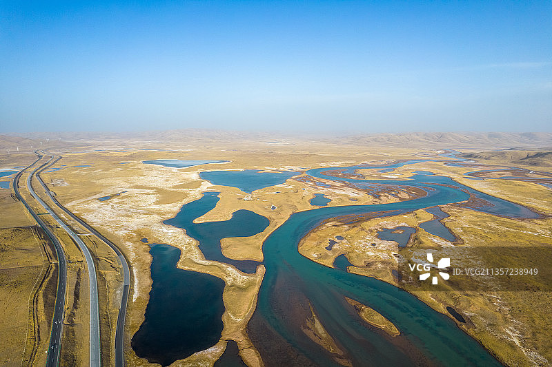 青海 果洛 星星海图片素材