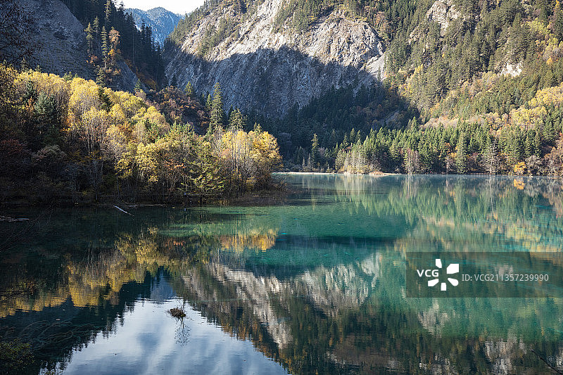 九寨沟-五花海a图片素材