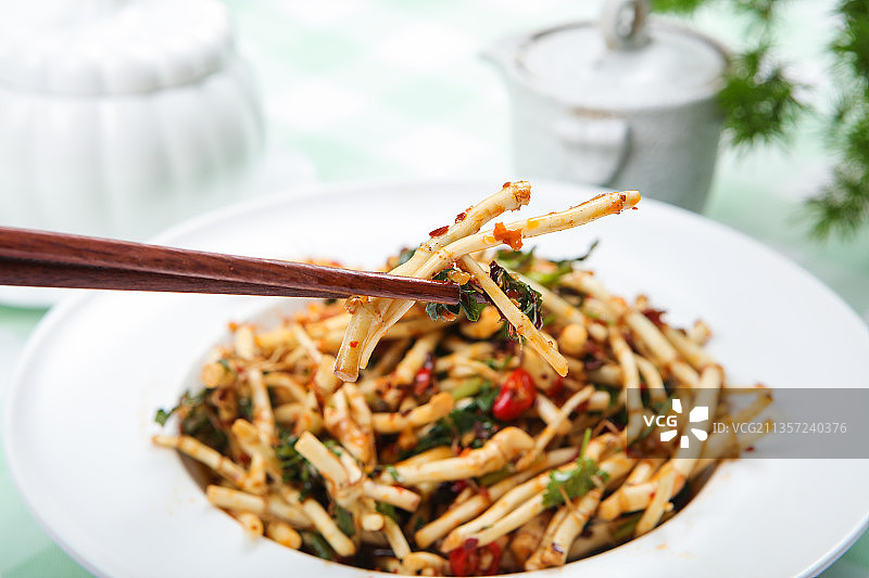 凉拌鱼腥草图片素材