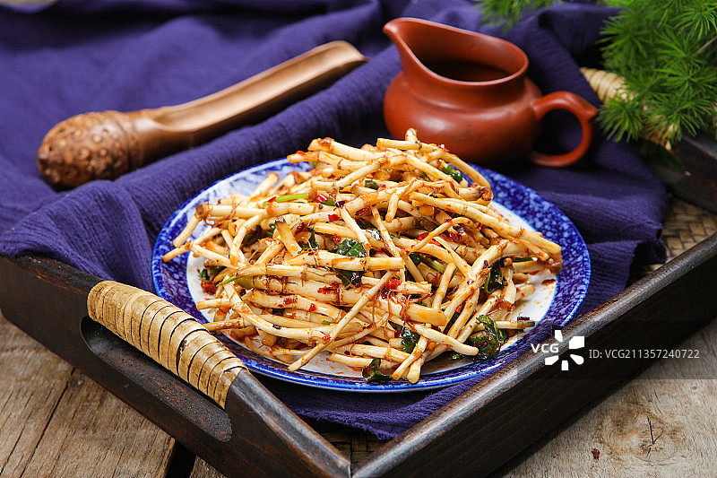 凉拌鱼腥草图片素材