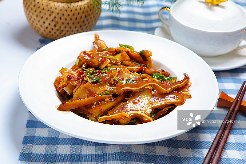 凉拌猪耳朵图片素材