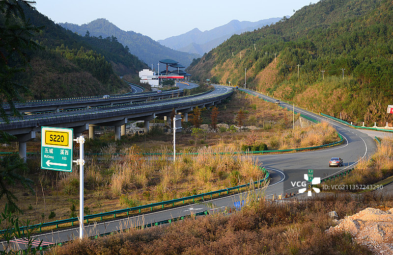 盘山公路图片素材