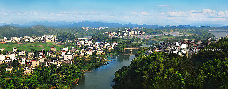 安徽省黄山市休宁县风光图片素材