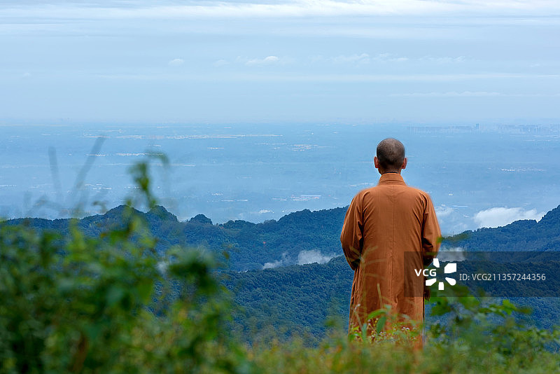 成都都江堰青城山天国寺图片素材