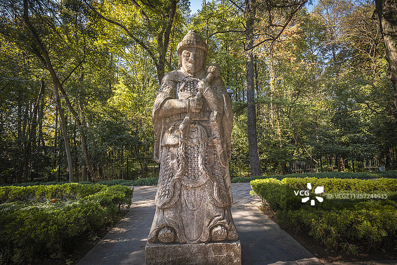 南京明孝陵石像图片素材