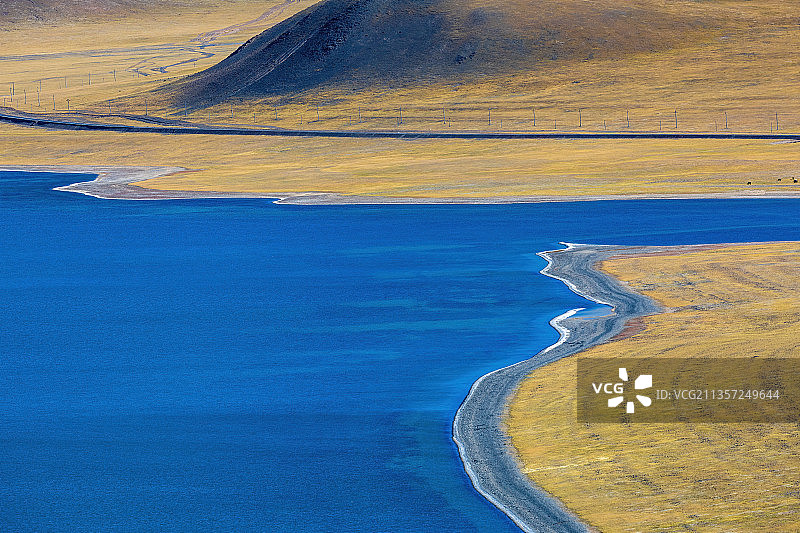 西藏那曲巴木错图片素材