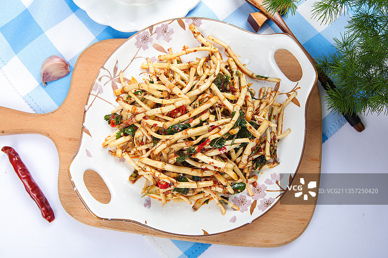 凉拌鱼腥草图片素材