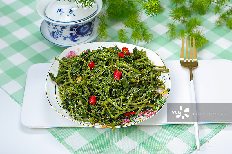 凉拌刺五加图片素材