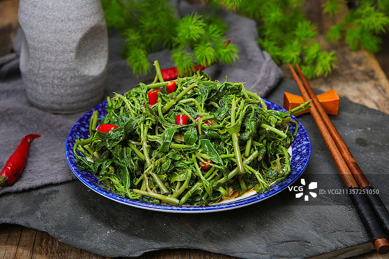 凉拌刺五加图片素材