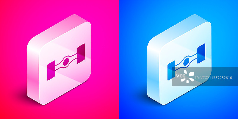 2.5D汽车底盘图标，粉色背景图片素材