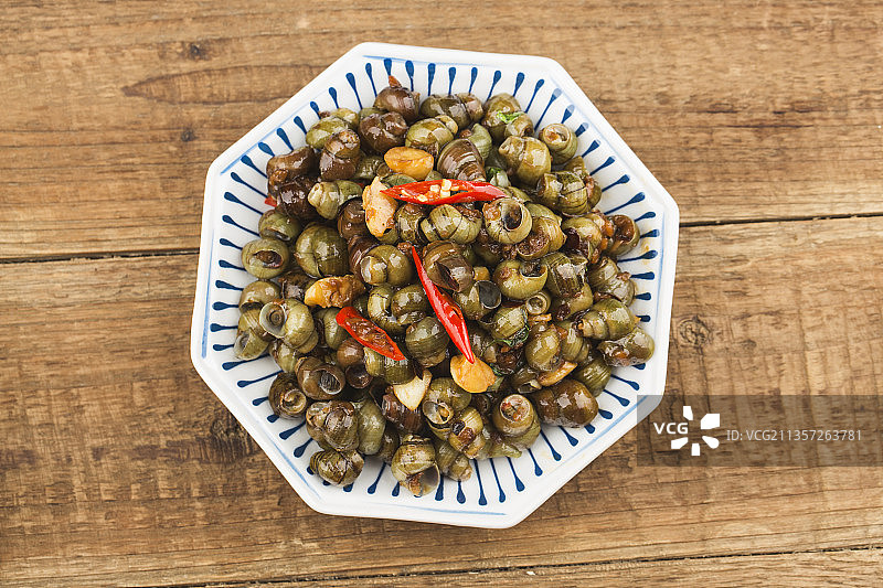 炒田螺图片素材