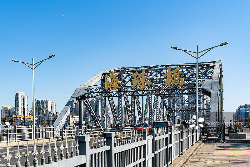 广州市历史建筑海珠桥图片素材