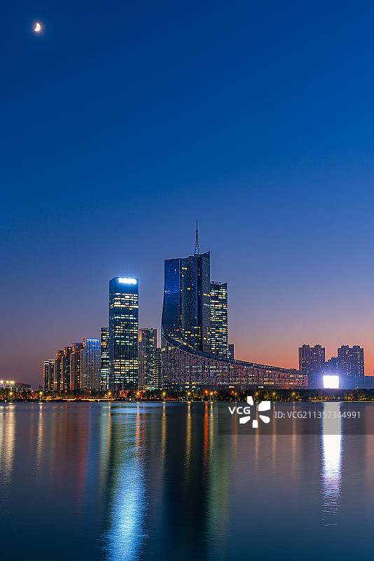 合肥 政务区 天鹅湖 广电中心图片素材