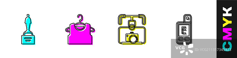 电影奖杯无袖T恤云台素材图片素材