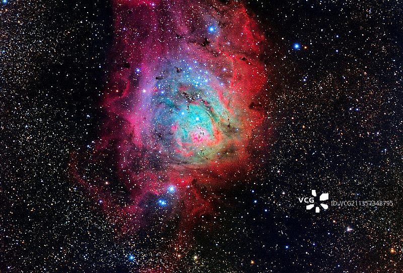 人马座M8/MS2礁湖星云图片素材