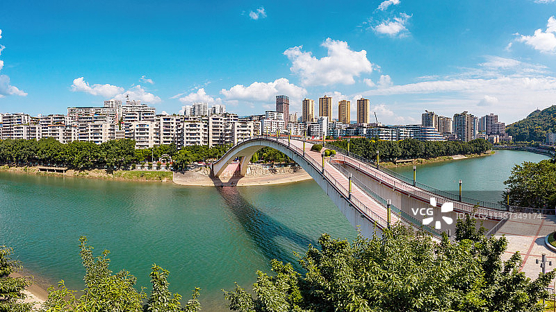 重庆城市建筑-綦江城区图片素材
