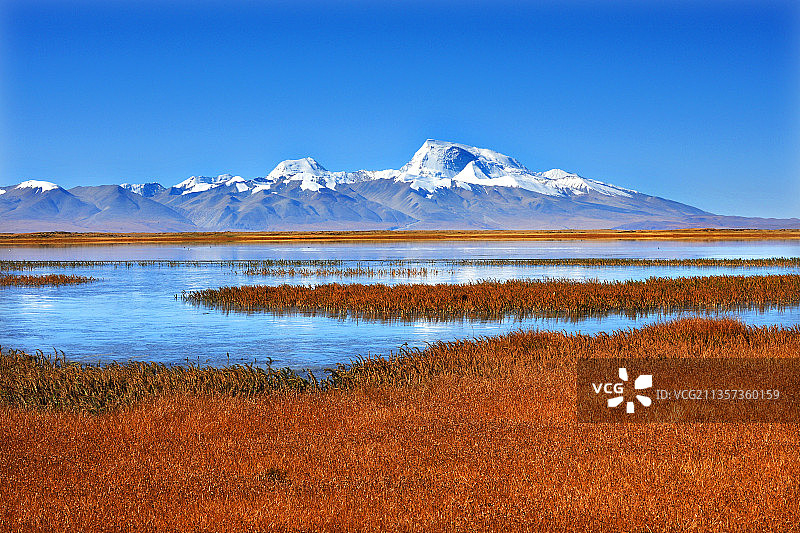 西藏阿里，玛旁雍措。图片素材