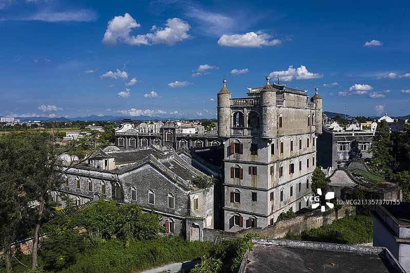 开平碉楼图片素材