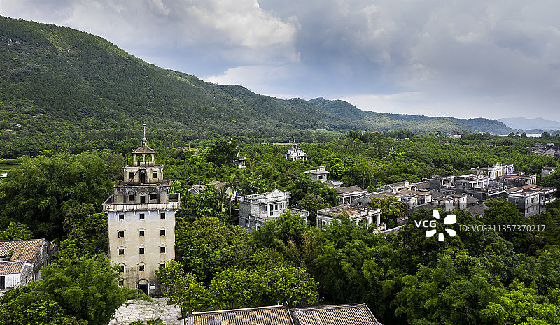 开平碉楼图片素材