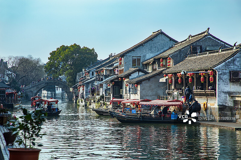 上海枫泾古镇风光图片素材