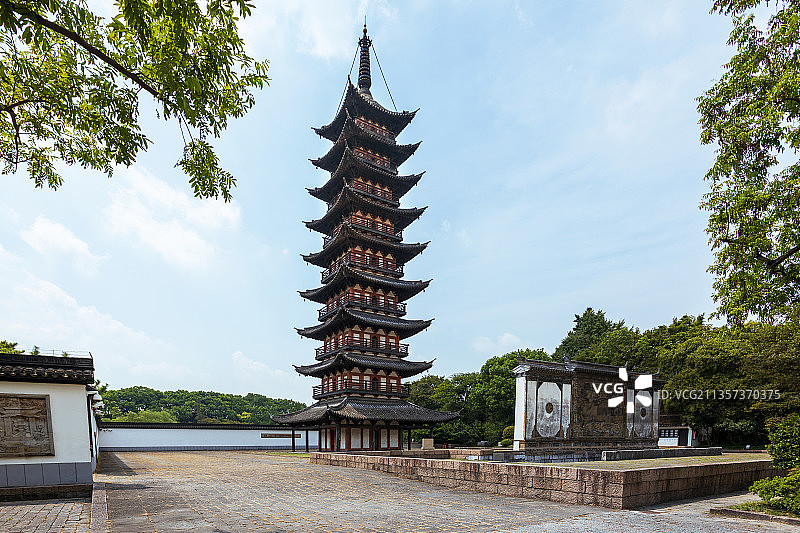 上海松江方塔园图片素材