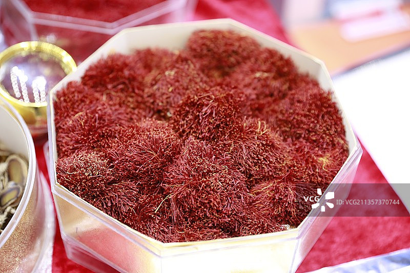 中药藏红花图片素材