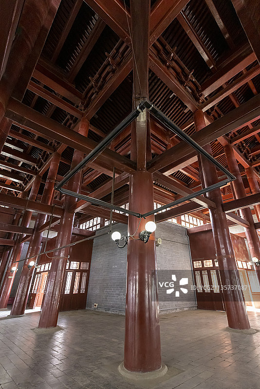 北京城东南角楼-内部图片素材