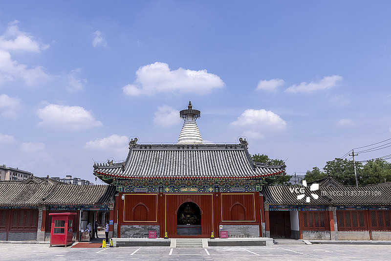 北京妙应寺（白塔寺）天王殿图片素材